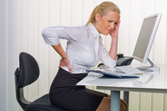 sjedilački rad kao uzrok osteohondroze dojke