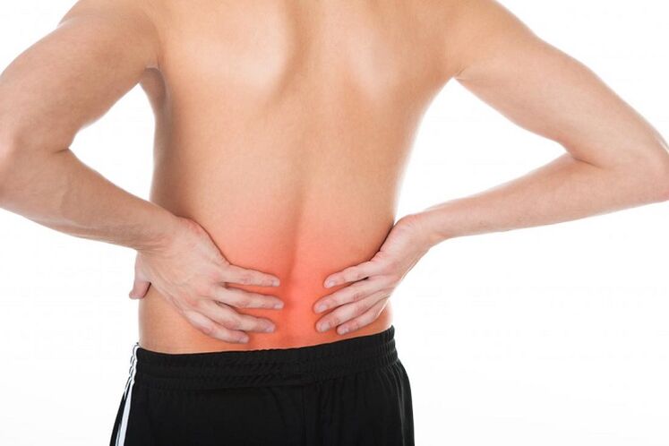 bolovi u donjem dijelu leđa s osteohondrozo